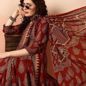 KLOSIA Women Printed Kurta and Pant Set with Dupatta